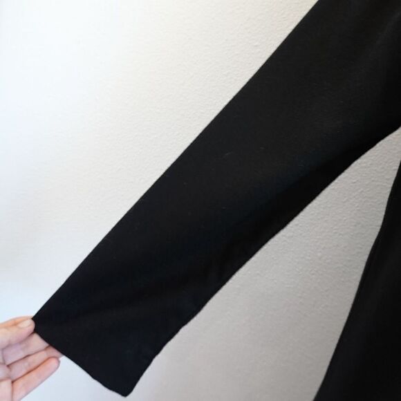 J.Crew Jules Black Wool Dress with Front Pockets Size 0 - Picture 11 of 16